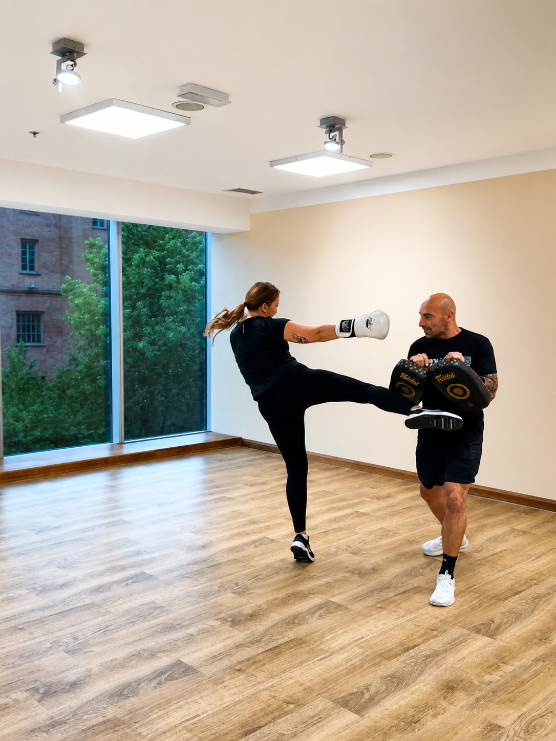Private kickboxing training with a coach in Poznan