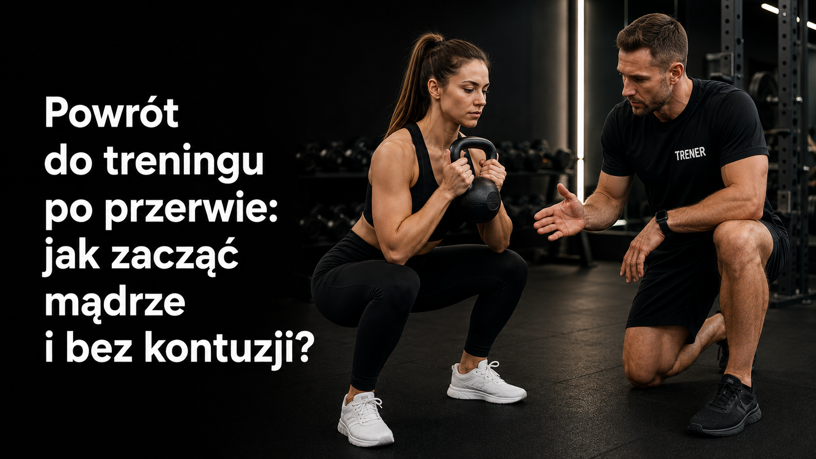 Powrót do treningu po długiej przerwie podczas indywidualnego treningu z trenerem